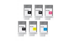 Canon PFI-107 - renovovaná sada 6 barev