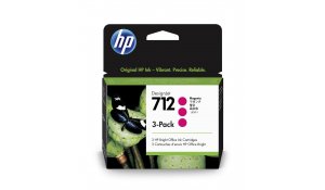 HP 712 Ink. náplň purpurová, trojbalení; 3ED78A originál