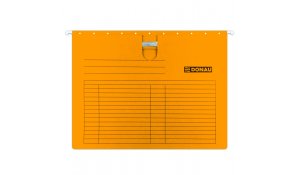 závěsné desky s rychlovazačem, A4, karton oranžové, 25ks