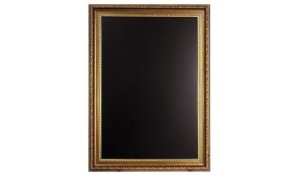 Nástěnná popisovací tabule GOLD 75x100 cm, zlatý ozdobný rám