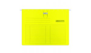 závěsné desky s rychlovazačem, A4, karton žluté, 25ks