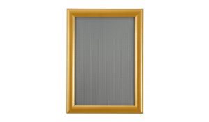 Zlatý kliprám s ostrými rohy 25 mm - A4