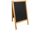 Nabídková stojanová tabule WOODY SANDWICH 125x70 cm, teak, obr. 2