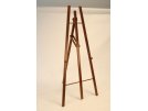 Dřevěný třínohý stojan 165 cm, tmavě hnědý, obr. 2