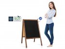 Dřevěný reklamní stojan Classic M 100 x 60 cm, interiérový, obr. 2