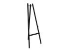 Dřevěný třínohý stojan 165 cm, černý, obr. 3
